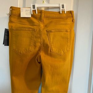 Mustard yellow skinny jeans size 4
